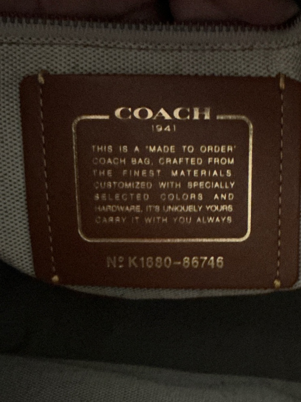 Coach Gray Suede MTO Rogue 36 With Genuine Python Handles and hang tag 1941 - Picture 4 of 11